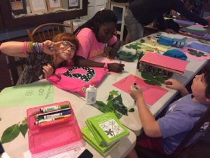 Children at Midway Museum party